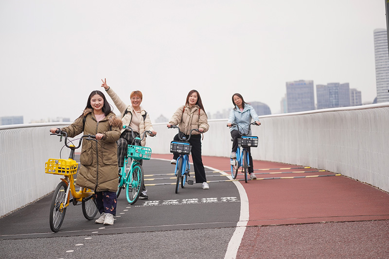 灌封膠供應商銘誠錦2025年三八婦女節(jié)浦東濱江騎行活動2