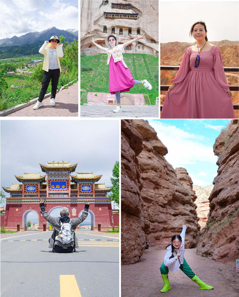 這個(gè)是2025年公司團(tuán)建旅游，甘肅河西走廊合照